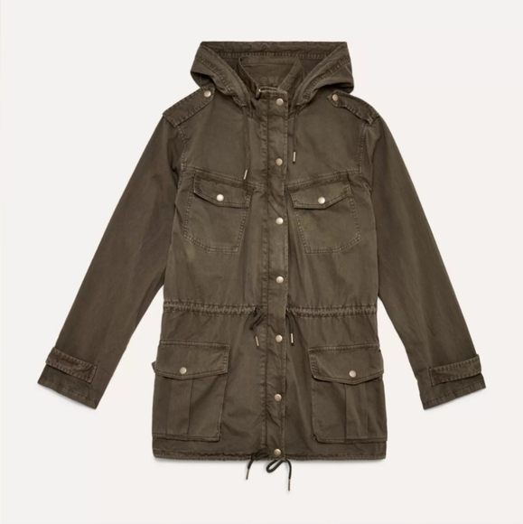 Artizia Azure Skies Trooper jacket olive green small - Picture 14 of 14